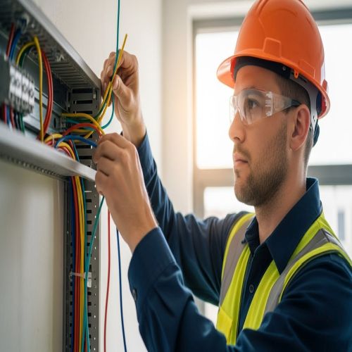 فني كهرباء تاسيس بالقطيف