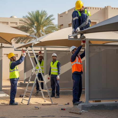 تركيب مظلات القطيف