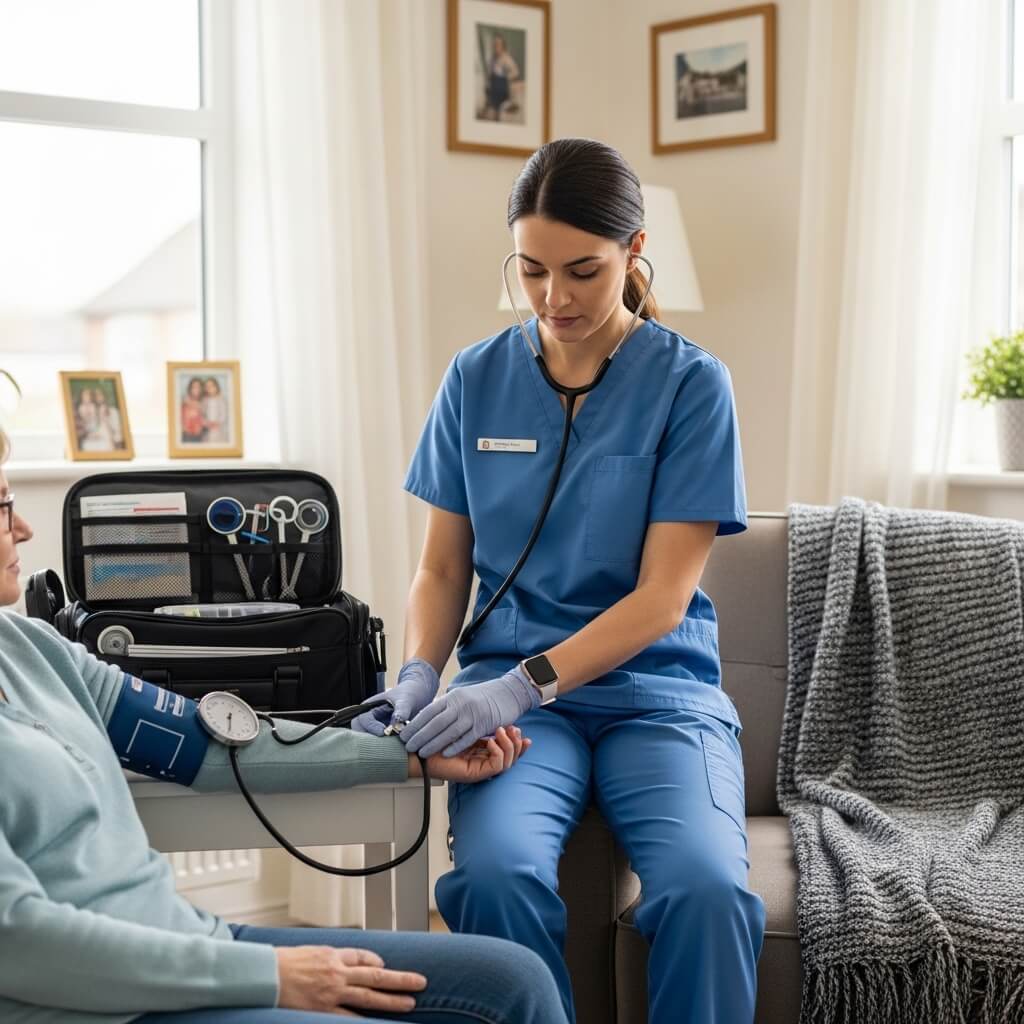 ممرضة لكبار السن بالشهر حي بدر